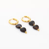 Stone Heart Earrings