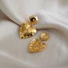 Diamond Heart Earrings