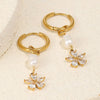 White Pearl Earrings